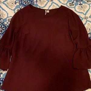Maroon blouse